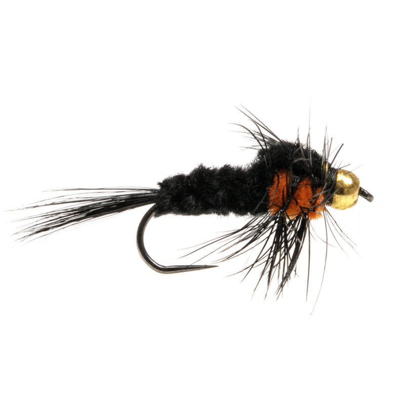 STILLWATER BARBLESS FLY MONTANA BEADHEAD ORANGE