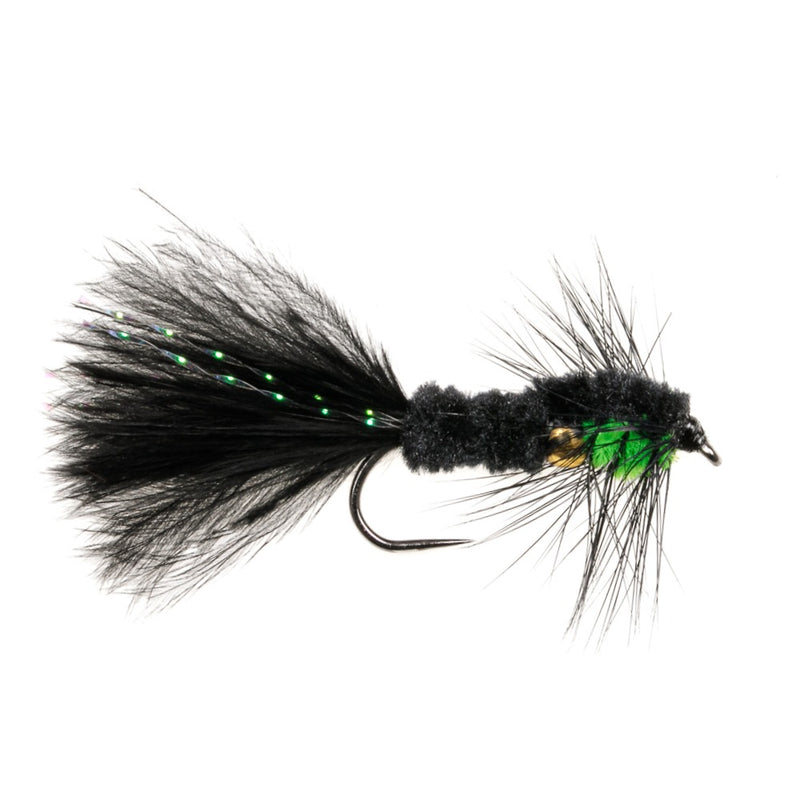 STILLWATER BARBLESS FLY MONTANA GREEN NUGGET THORAX BEAD