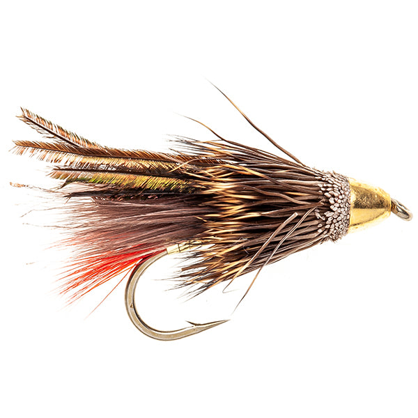 MUDDLER FLY CONEHEAD MARABOU MUDDLER BROWN