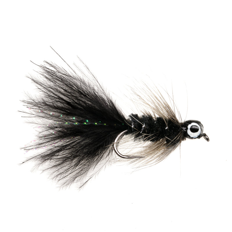 STILLWATER BARBLESS FLY DOG NOBBLER BLACK LEADHEAD