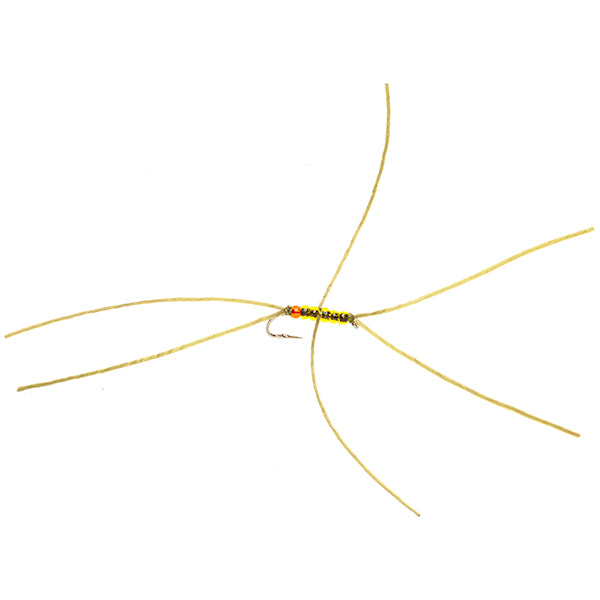 STANDARD NYMPH FLY APPS BLOODWORM OLIVE RED BUTT