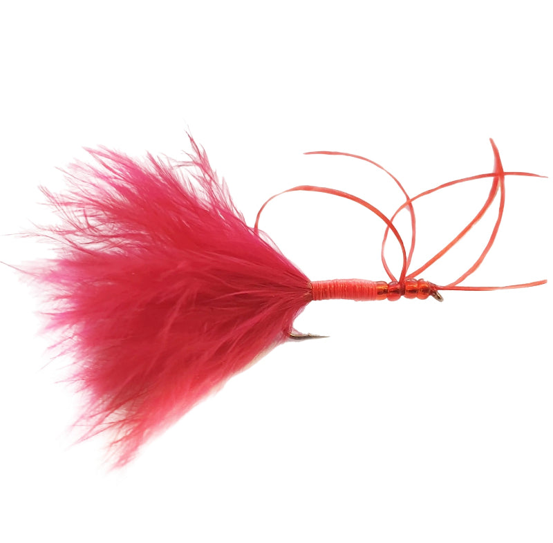 STANDARD NYMPH FLY CRITTER WORM RED