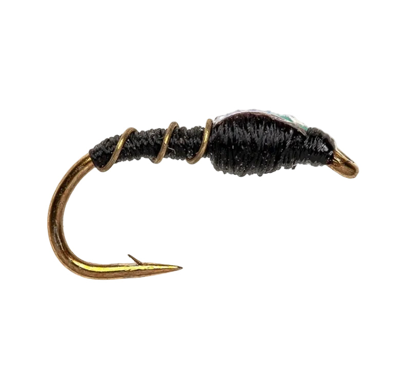 STANDARD NYMPH FLY ULTRA SLIM FLASHBACK BUZZER BLACK