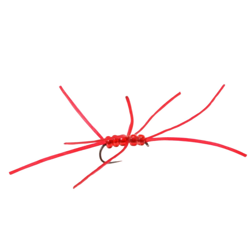 STILLWATER BARBLESS FLY APPS BLOODWORM RED