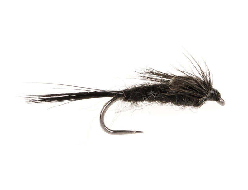 STANDARD NYMPH BABRLESS FLY BLACK GNAT NYMPH