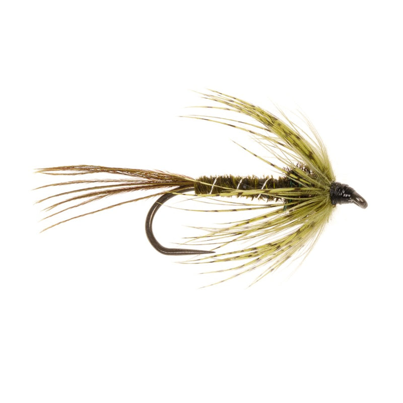 STANDARD NYMPH BABRLESS FLY OLIVE DAMSEL NYMPH