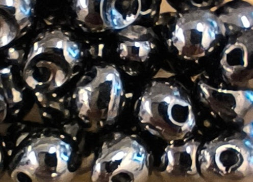 TUNGSTEN OFF BEADS BLACK NICKEL FLY TYING MATERIAL