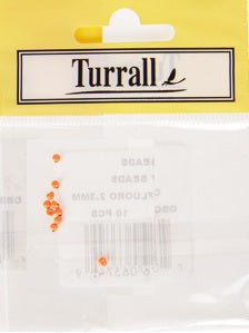 TUNGSTEN OFF BEADS FLU ORANGE FLY TYING MATERIAL