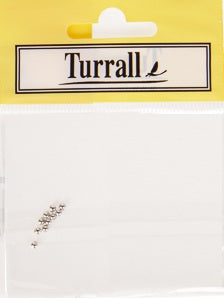 TUNGSTEN OFF BEADS SILVER FLY TYING MATERIAL