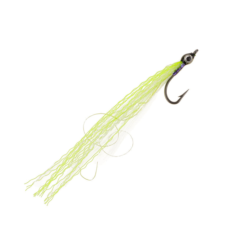 PREMIUM SALTWATER FLY BOOTLACE SAND EEL CHARTREUSE