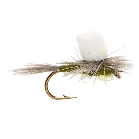 PARACHUTE FLY WHITE FOAM PARACHUTE BLUE WINGED OLIVE