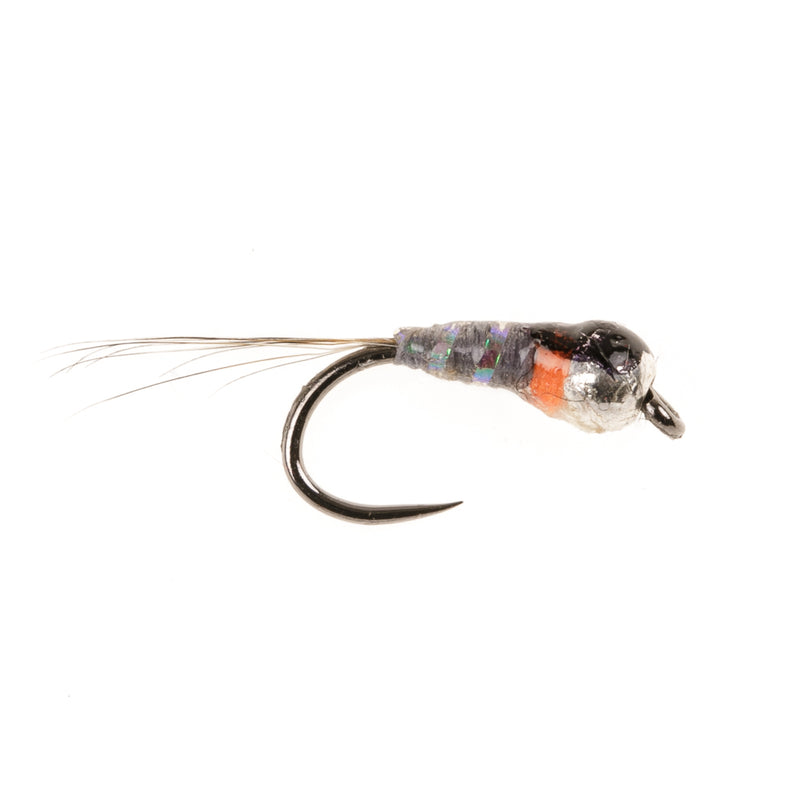 PERDIGON NYMPH BARBLESS FLY CLASSIC PEARL & GREY PERDIGON