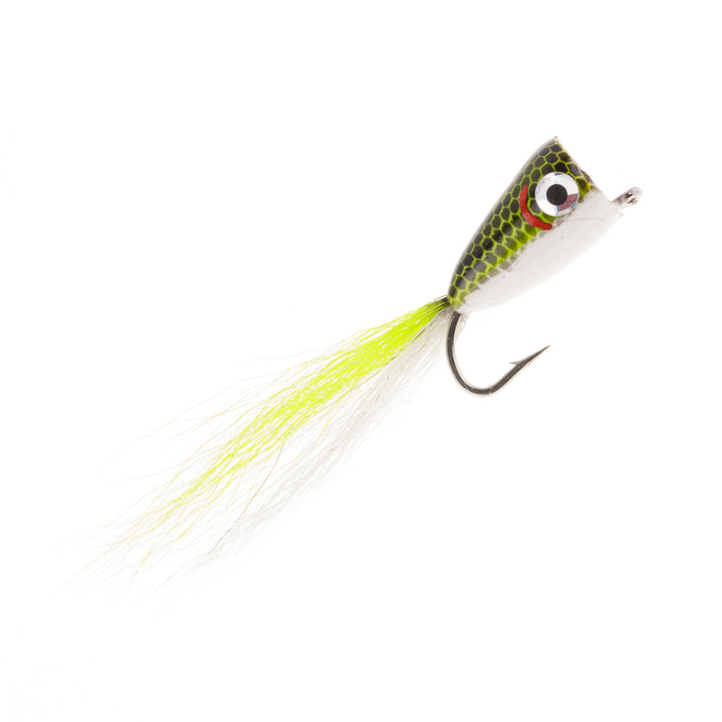 FOAM POPPER FLY BASS POPPER GREEN SLURPER