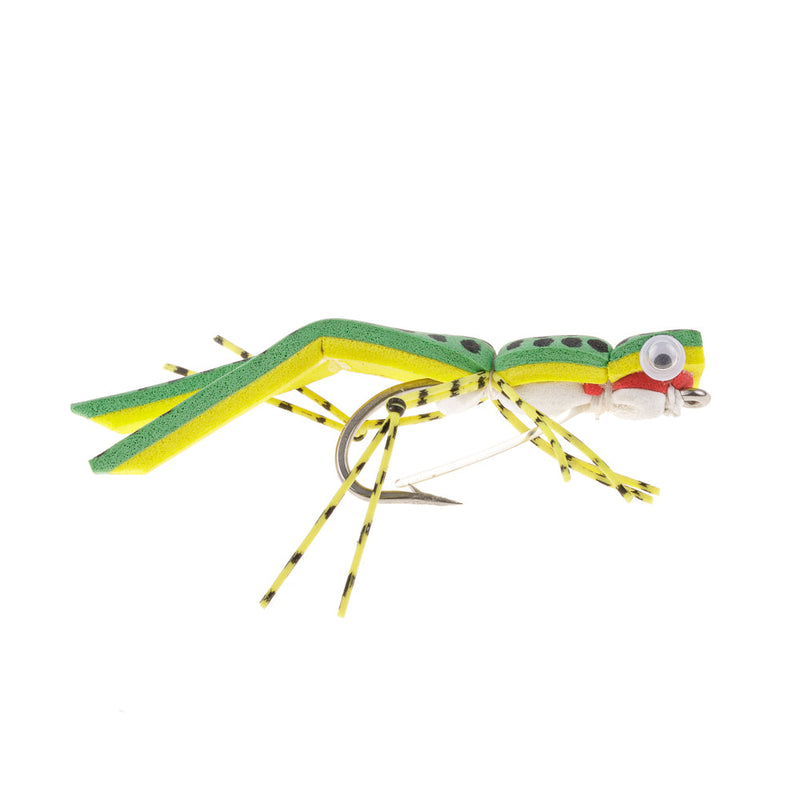 FOAM POPPER FLY GREEN FROG NISWONGER