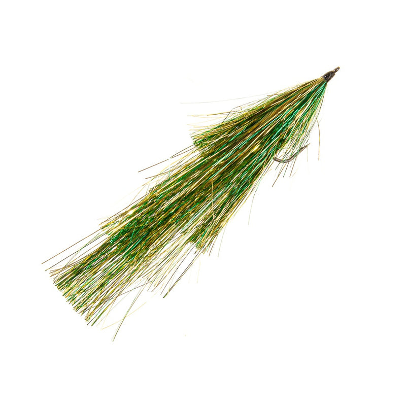 PREMIUM PIKE FLY FLASHER GOLD