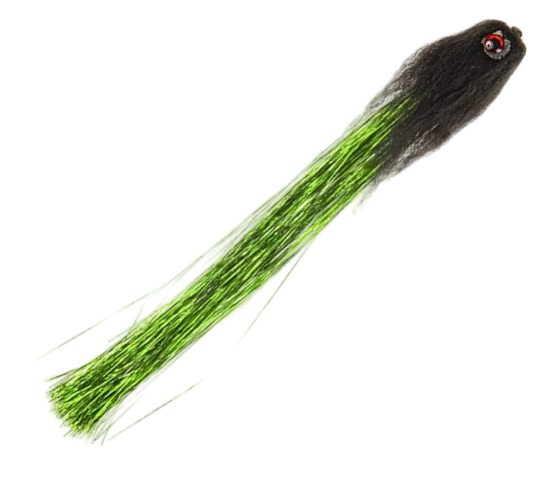PREMIUM PIKE FLY PIKE TUBE FLY GREEN FLASH