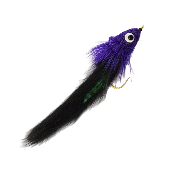 PREMIUM PIKE FLY BUNNY DIVERS PURPLE & BLACK