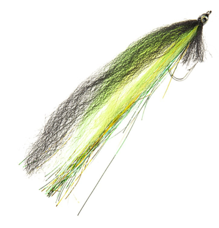 PREMIUM PIKE FLY HUSSETS BLACK & GREEN