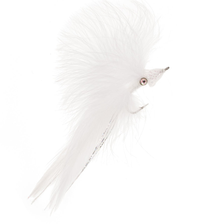 PREMIUM SALTWATER FLY MYLAR SQUID WHITE