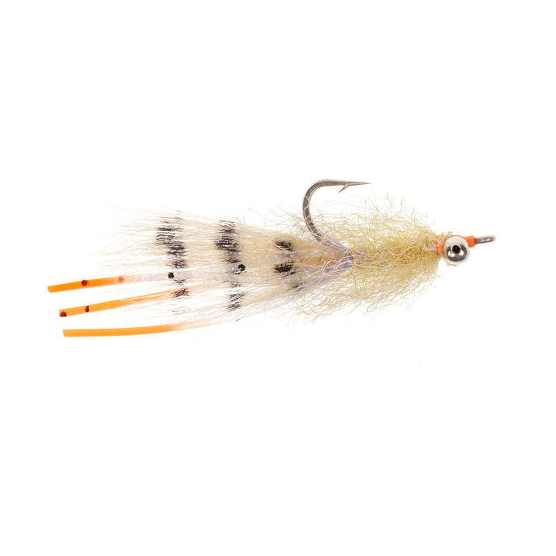 PREMIUM SALTWATER FLY LOOSIE GOOSIE BONE SHRIMP TAN