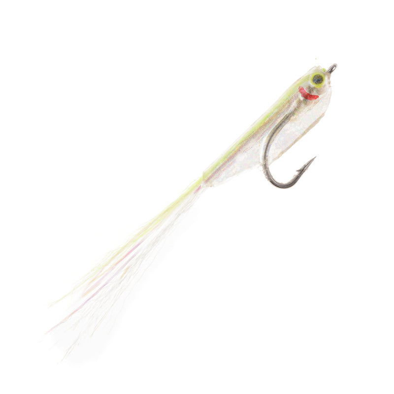 PREMIUM SALTWATER FLY GUMMI FRY CHARTREUSE