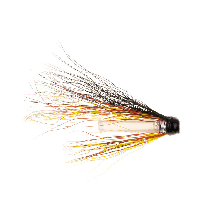 SALMON TUBES - PLASTIC FLY HITCH TUBE BLACK