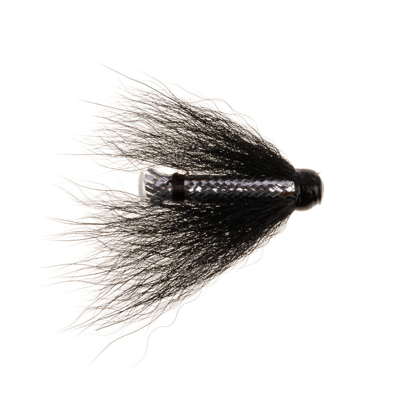 SALMON TUBES - PLASTIC FLY SILVER STOAT