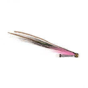 SALMON TUBES - PLASTIC FLY BISMO SUNRAY TUBE PINK