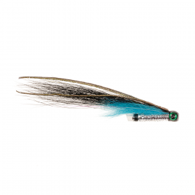 SALMON TUBES - PLASTIC FLY BISMO SUNRAY TUBE BLUE