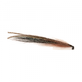 SALMON TUBES - PLASTIC FLY SUNRAY SHADOW TUBE BROWN