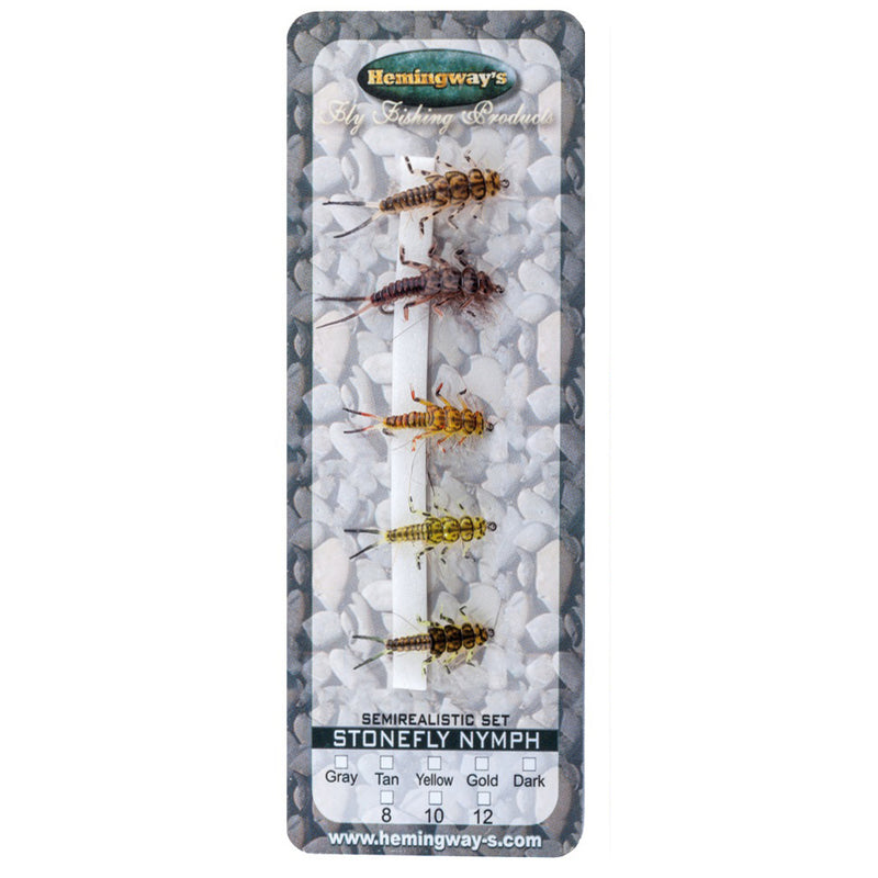 REALISTIC STONEFLY NYMPH SET - 5PCS