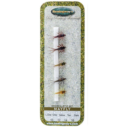 REALISTIC MAYFLY NYMPH SET - 5PCS