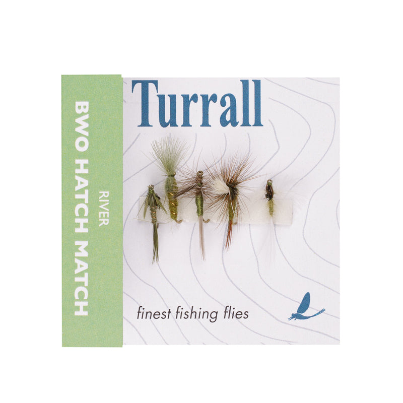 QUICK GRAB SELECTION RIVER BWO HATCH MATCH  5 FLIES