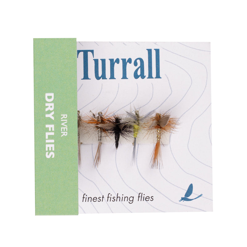 QUICK GRAB SELECTION RIVER DRY FLIES 5 FLIES