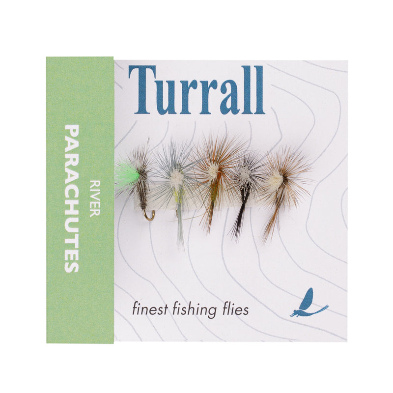 QUICK GRAB SELECTION RIVER PARACHUTES 5 FLIES