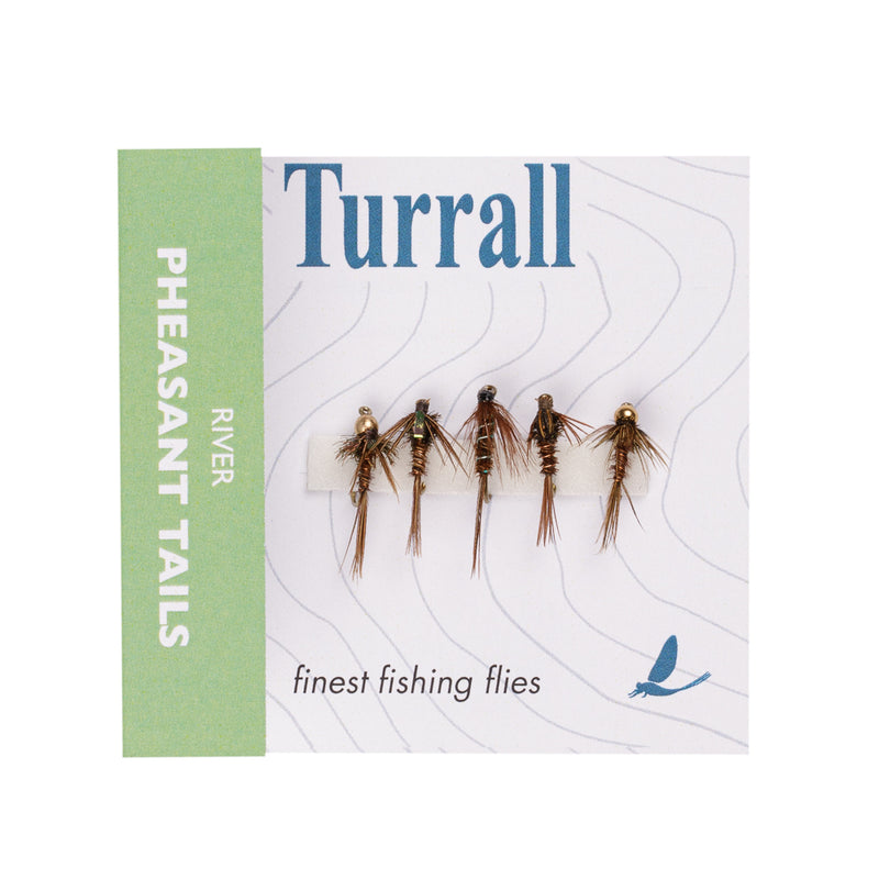 QUICK GRAB SELECTION RIVER PHEASANT TAILS 5 FLIES