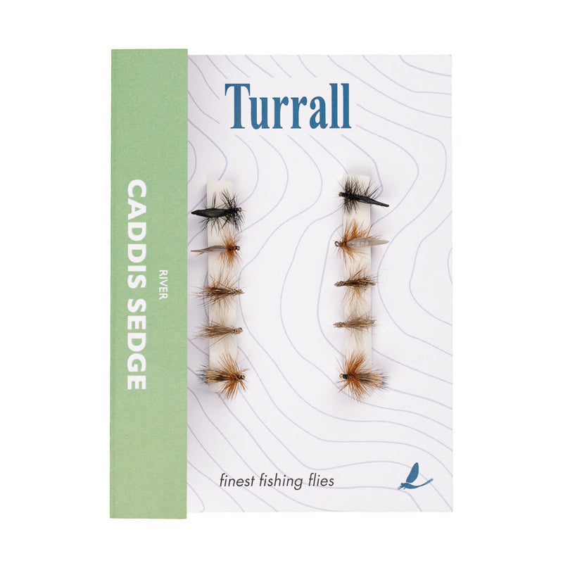 QUICK GRAB SELECTION RIVER CADDIS SEDGE 10 FLIES