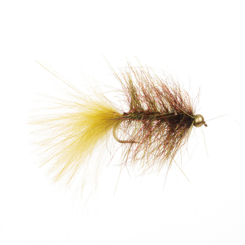 SEAL BUGGER FLY OLIVE DARK BEAD HEAD