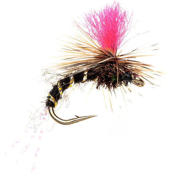 SPECIAL DRY FLY KLINKHAMMER HI-VIZ BLACK FLASH TAIL