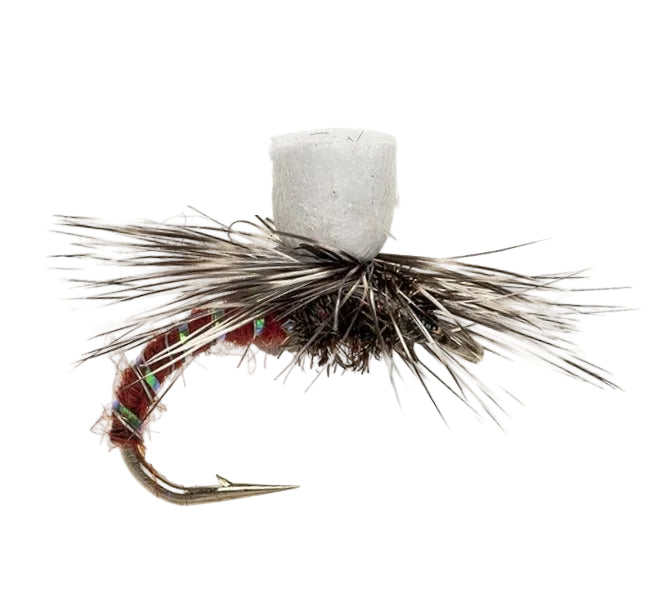 SPECIAL DRY FLY KLINKHAMMER BROWN / WHITE FOAM
