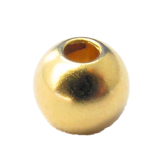 BRASS COUNTERSUNK GOLD FLY TYING BEADS