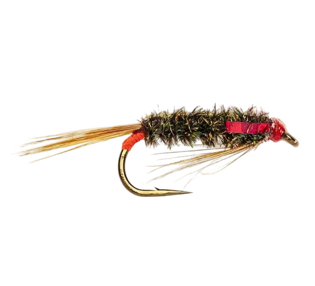 SLIM LINE NYMPH FLY DIAWL BACH HOLO 3D RED