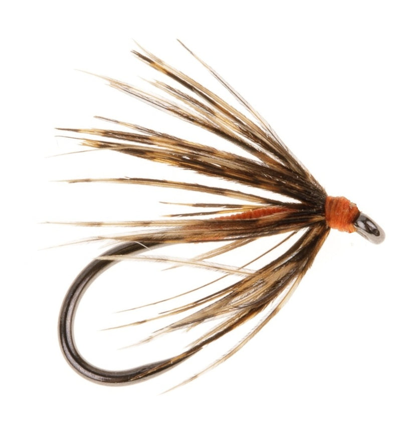 WET SPIDER BARBLESS FLY PARTRIDGE & ORANGE  SPIDER