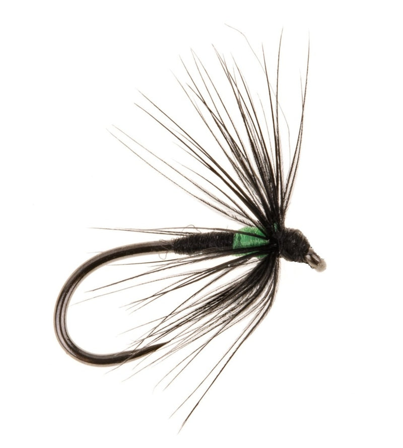 WET SPIDER BARBLESS FLY SNEAKY GREEN  SPIDER