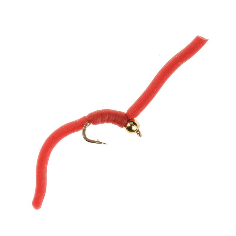 SQUIRMY WORM FLY BLOODWORM RED BH