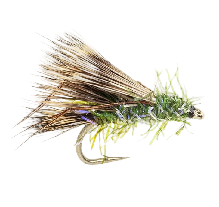 STILLWATER FLY SEDGE HOG STRAGGLE FRITZ OLIVE