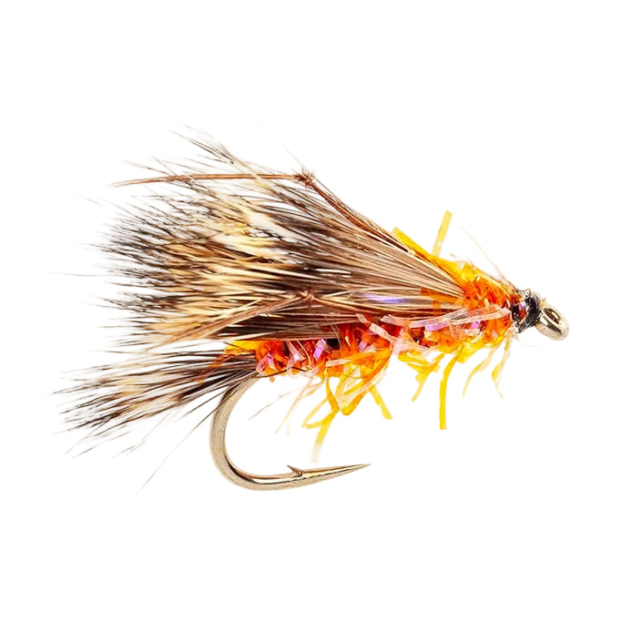 STILLWATER FLY SEDGE HOG STRAGGLE FRITZ ORANGE