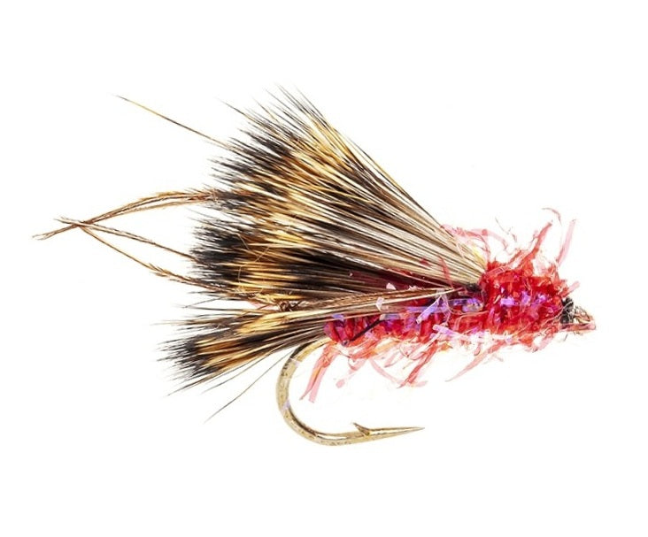 STILLWATER FLY SEDGE HOG STRAGGLE FRITZ RED