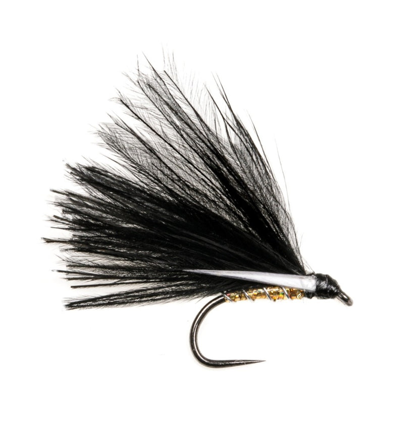 STILLWATER BARBLESS FLY SKINNY CORMORANT HOLO GOLD
