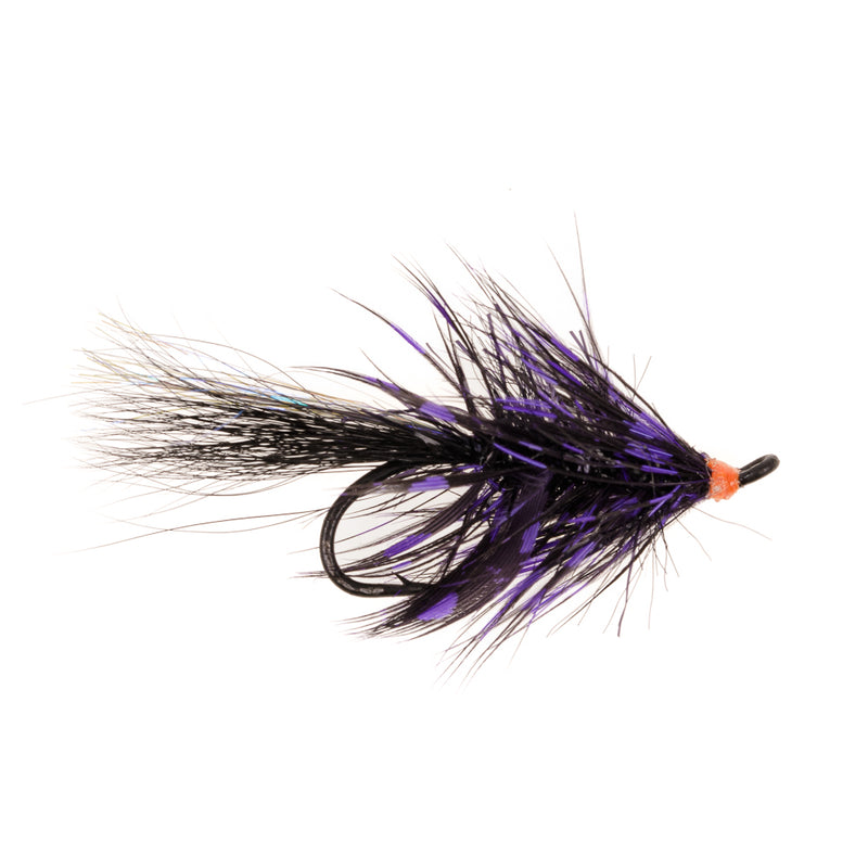 SALMON SINGLE FLY DAZZLE SHRIMP BLACK